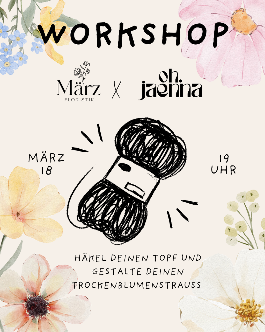 Häkel und Blumen Workshop