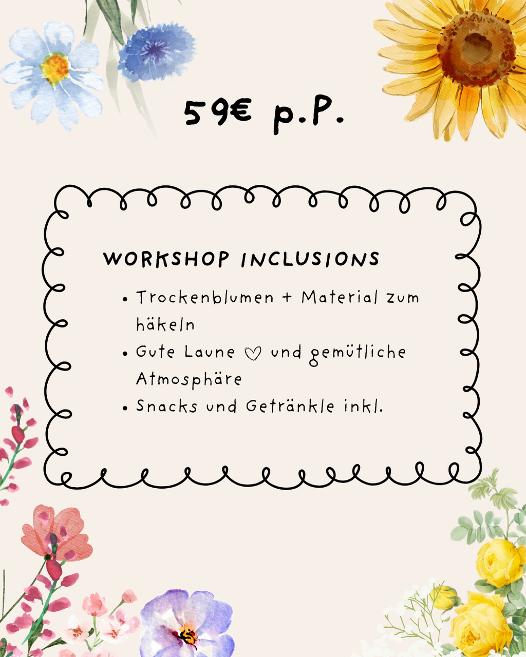 Häkel und Blumen Workshop