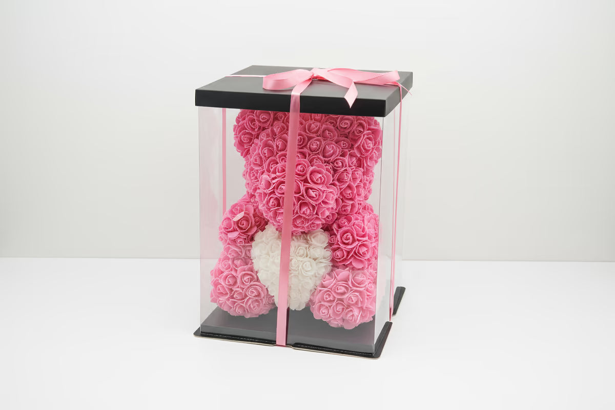 Rosenbär pink klein