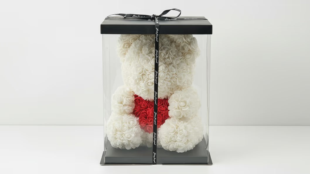 Rosenbär weiß klein