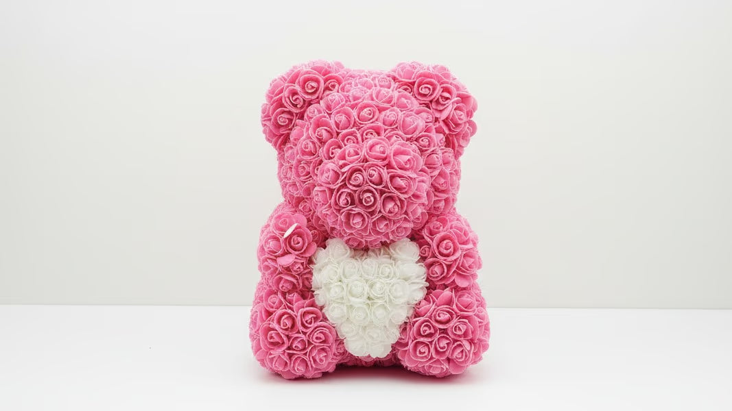 Rosenbär pink klein